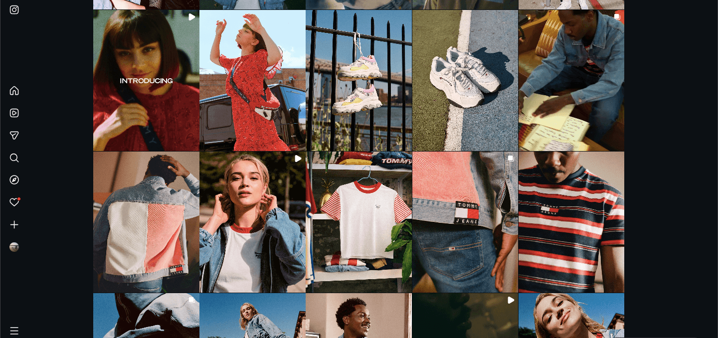 Tommy Jeans Instagram Account